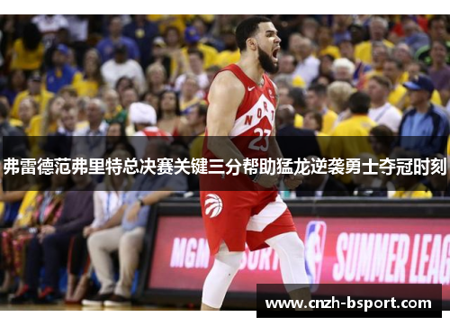 弗雷德范弗里特总决赛关键三分帮助猛龙逆袭勇士夺冠时刻