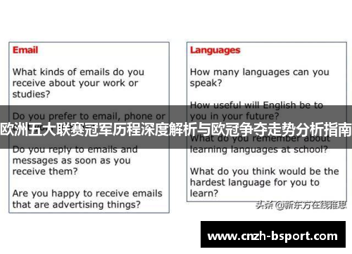 欧洲五大联赛冠军历程深度解析与欧冠争夺走势分析指南